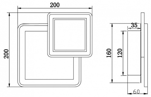Накладной светильник Freya Siala 02 FR10027WL-L13B в Нижнем Новгороде фото 2