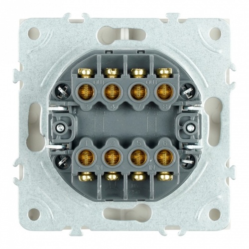 Переключатель перекрестный двухклавишный без рамки Stekker Эмили 50165 в Нижнем Новгороде фото 5