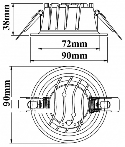 Встраиваемый светильник Fiberli CDEW 12130705 в Нижнем Новгороде фото 2