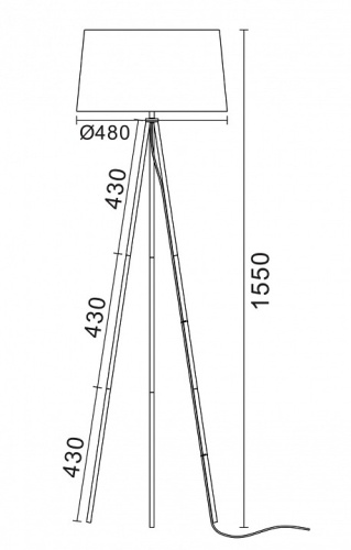 Торшер Freya Bonita FR5152-FL-01-B в Нижнем Новгороде фото 2