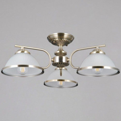 Люстра на штанге ILLUMICO  IL0891-3CSQ-26 AB ELITE в Нижнем Новгороде фото 4