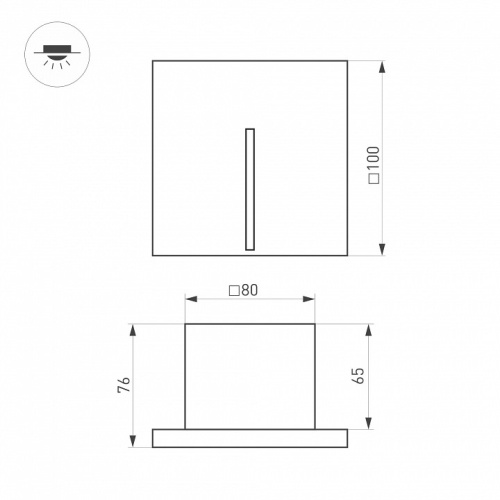 Встраиваемый светильник Arlight LT-TIE 050877 в Нижнем Новгороде фото 2