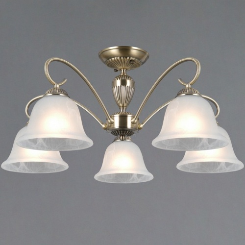 Люстра на штанге ILLUMICO AREZZO IL0696-5ASQ-25 AB AREZZO в Нижнем Новгороде