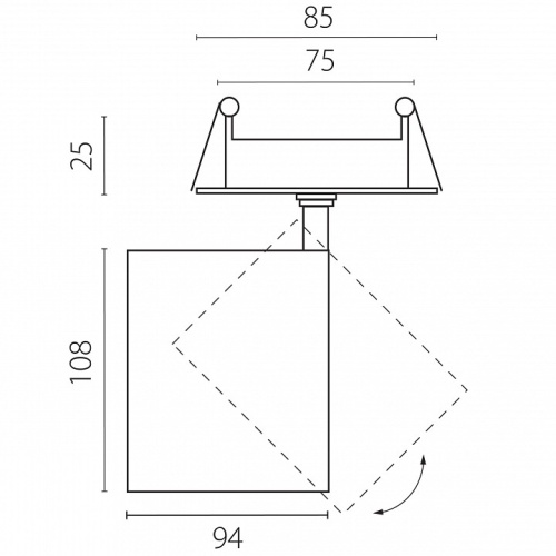 Спот Lightstar Alta Base A5446RS в Нижнем Новгороде фото 2