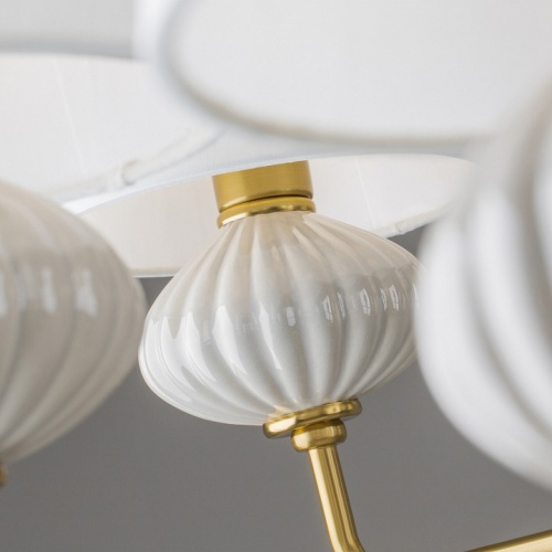 Люстра на штанге Freya Ceramics FR2029PL-08BS в Нижнем Новгороде фото 6