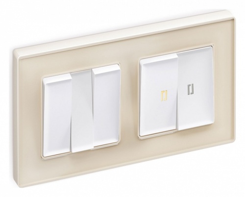 Клавиши для выключателя двухклавишного c подсветкой Ambrella Volt ALFA AP1240 в Нижнем Новгороде фото 2