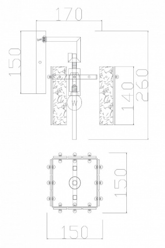 Бра Freya Basilica FR5166WL-01BS в Омске фото 2