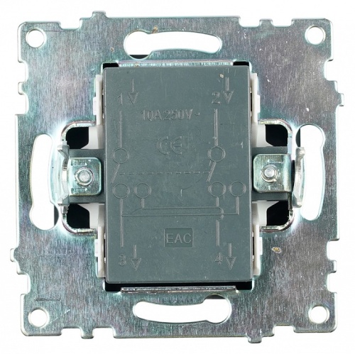 Переключатель перекрестный одноклавишный без рамки Stekker Катрин 49177 в Нижнем Новгороде фото 5