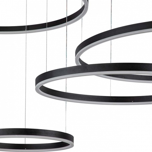 Подвесной светильник Indigo Galass 14001/4P Black в Нижнем Новгороде фото 2