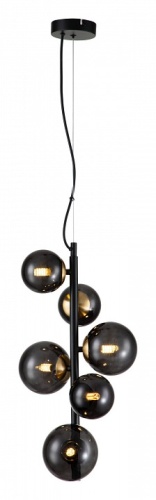 Подвесная люстра Indigo Molecola 11018/6P Black в Нижнем Новгороде фото 4