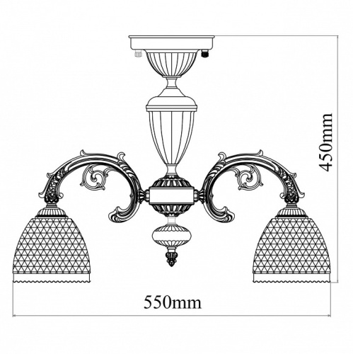 Люстра на штанге MW-Light Фелиция 26 114010405 в Городце фото 13