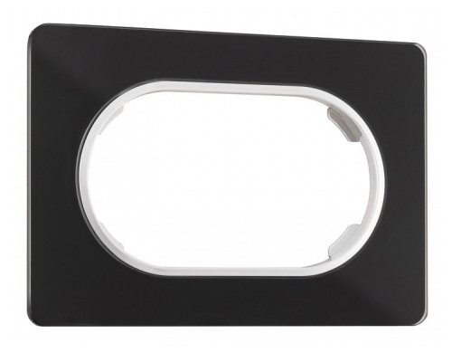 Рамка для двойной розетки Arte Milano am-502.13 502.13-double.black в Нижнем Новгороде