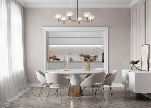 Подвесная люстра Maytoni Vision MOD411PL-06G в Нижнем Новгороде фото 6