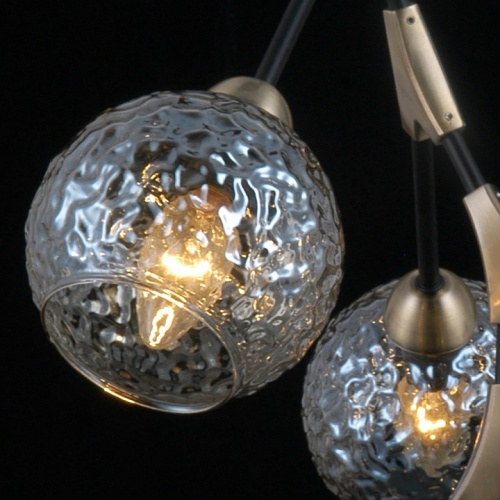 Люстра на штанге ILLUMICO  IL0263-5PSQ-79 BK AB в Нижнем Новгороде фото 4