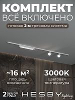 Комплект трековый Hesby Lighting Skylite №14 HSBL_kompl_S014_NI2W3K в Нижнем Новгороде