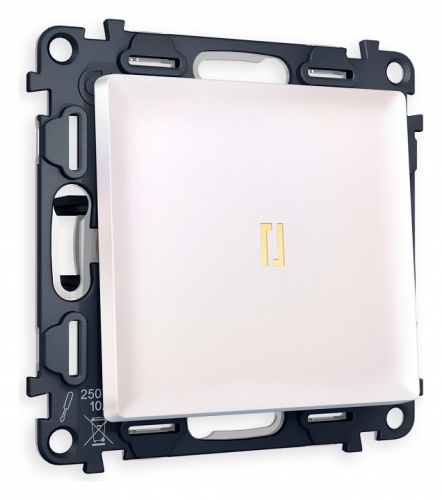 Выключатель проходной одноклавишный с подсветкой Ambrella Volt ALFA MA202030 в Нижнем Новгороде