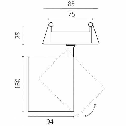 Спот Lightstar Canno Pro C4406RS в Нижнем Новгороде фото 2