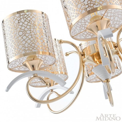 Подвесная люстра Arte Milano Florentia-9787 309787/6 Wh/Gd в Нижнем Новгороде фото 8