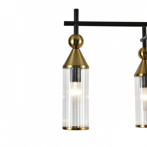 Люстра на штанге Indigo Torazzo 13037/5R Black в Нижнем Новгороде фото 3