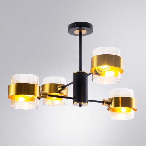 Люстра на штанге Arte Lamp Carlo A8205SP-4BK в Нижнем Новгороде фото 2