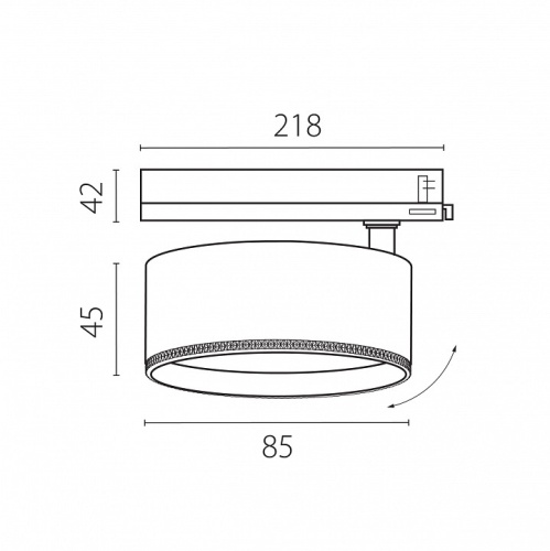 Светильник на штанге Lightstar Alta Pro A5537TRIAC в Нижнем Новгороде фото 2