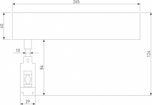 Плата декоративная для трека Elektrostandard Esthetic Magnetic a065432 в Нижнем Новгороде фото 2