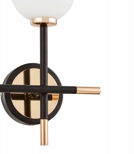 Бра LUMINA DECO Marsiada LDW 6033N-2 BK+FGD в Нижнем Новгороде фото 3