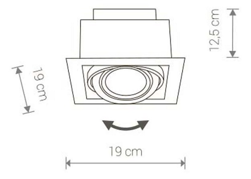 Встраиваемый светильник Nowodvorski Downlight 9571 в Зубцове фото 2