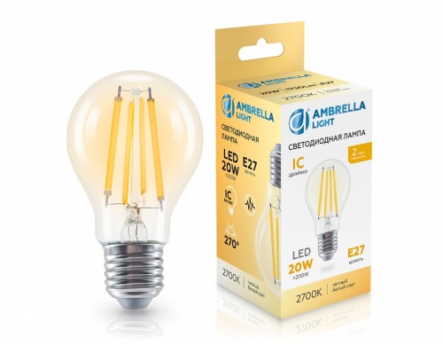 Лампа светодиодная Ambrella Light A60 E27 20Вт 2700K 602013 в Нижнем Новгороде фото 2