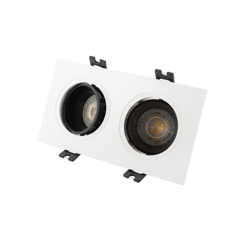 DK3022-WB Встраиваемый светильник, IP 20, 10 Вт, GU5.3, LED, белый/черный, пластик в Городце фото 6