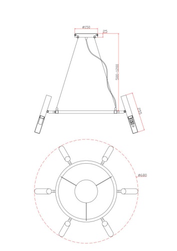 Подвесной светильник Freya Magnet FR6106PL-L13G в Нижнем Новгороде фото 7