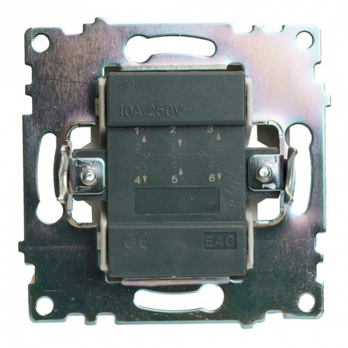 Переключатель двухклавишный без рамки Stekker Катрин 49414 в Нижнем Новгороде фото 4