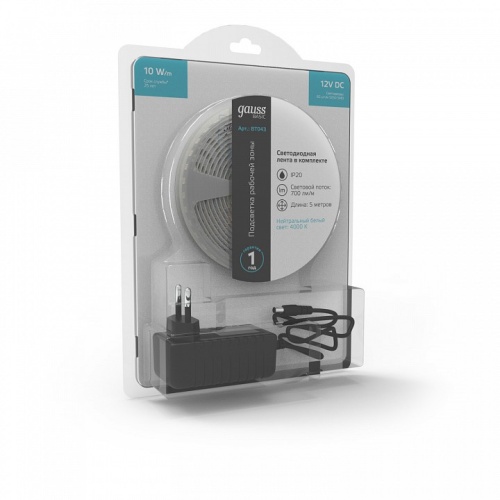 Комплект с лентой светодиодной Gauss Basic BT043 в Нижнем Новгороде фото 6