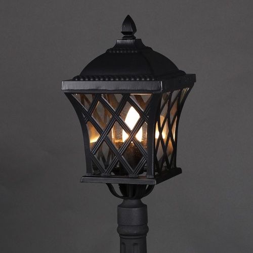 Наземный высокий светильник 09017-0.7-001SL 0.8M BK в Нижнем Новгороде фото 5