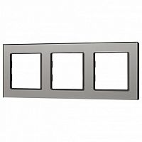 Рамка на 3 поста Arlight GLARE 043801 в Нижнем Новгороде