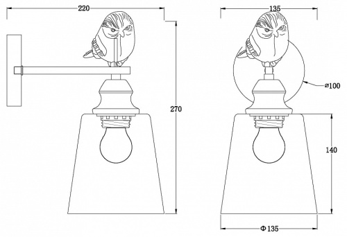 Бра MyFar Tracey MR1960-1W в Нижнем Новгороде фото 2