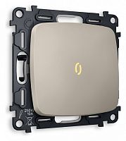 Выключатель одноклавишный с подсветкой без рамки Ambrella Volt OMEGA MO362010 в Нижнем Новгороде