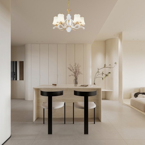 Подвесная люстра Arte Milano Florentia-3987 303987/5 Wh/Gd в Нижнем Новгороде фото 4