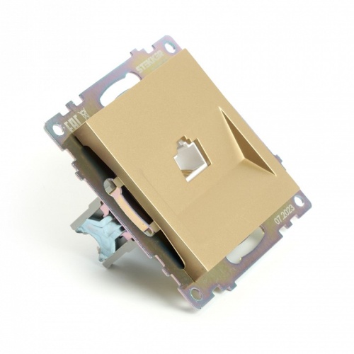 Розетка Ethernet RJ-45 без рамки Stekker Катрин 49227 в Нижнем Новгороде фото 5