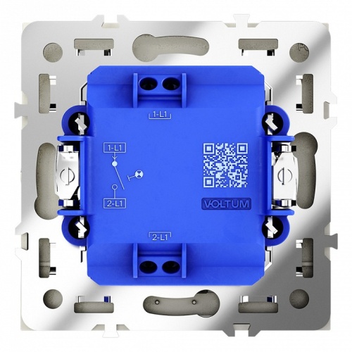 Выключатель одноклавишный с подсветкой без рамки Voltum S70 VLS010204 в Нижнем Новгороде фото 2