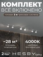 Комплект трековый Hesby Lighting Skylite №13 HSBL_kompl_S013_VI2W4K в Нижнем Новгороде