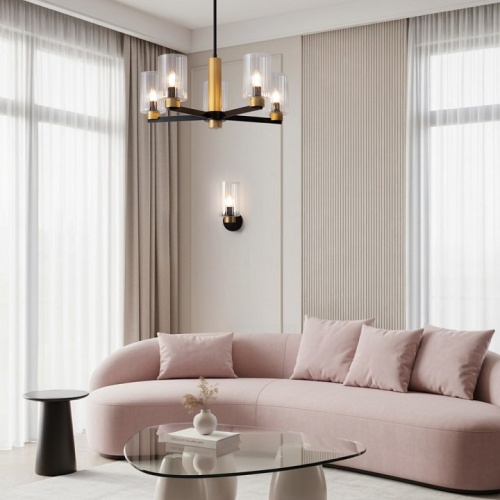 Люстра на штанге Freya Ombre FR2051CL-05BBS в Нижнем Новгороде фото 3