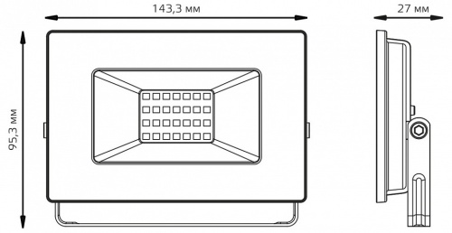 Настенно-потолочный прожектор Gauss Elementary 613100230 в Нижнем Новгороде фото 2