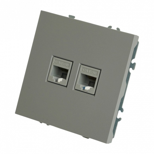 Розетка двойная Ethernet RJ-45 без рамки Stekker Эмили 49952 в Нижнем Новгороде фото 3