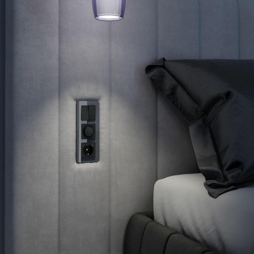 Рамка на 3 поста Werkel Elite (графит, стекло) W0032440 в Нижнем Новгороде фото 3