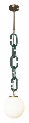 Подвесной светильник Loft it Chain 10128P Green в Советске фото 4