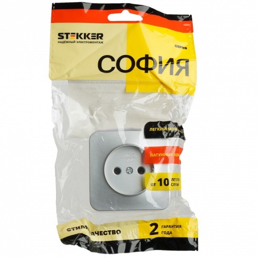 Розетка без заземления Stekker София 49325 в Нижнем Новгороде фото 4