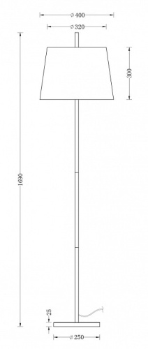 Торшер Freya Sandy FR5118FL-01BS в Нижнем Новгороде фото 2