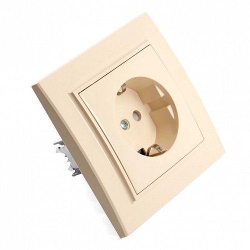 Розетка с заземлением и со шторкой Stekker Эрна 39236 в Нижнем Новгороде фото 2