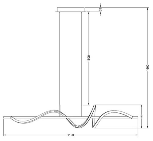 Подвесной светильник Arte Lamp Twisted A4587SP-30BK в Конаково фото 3